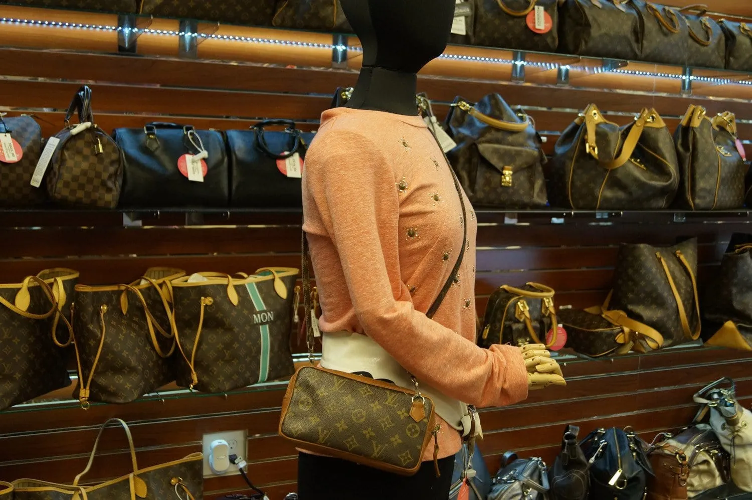 LOUIS VUITTON Monogram Pochette Marly Bandouliere Bag