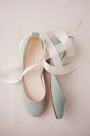 LUNA BALLET FLATS – AQUA