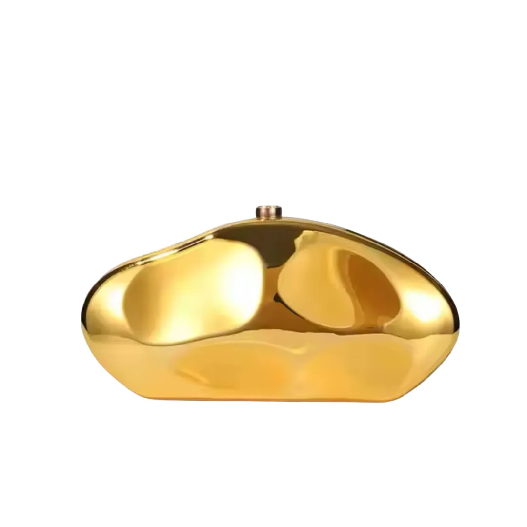 Luxe Metallic Clutch