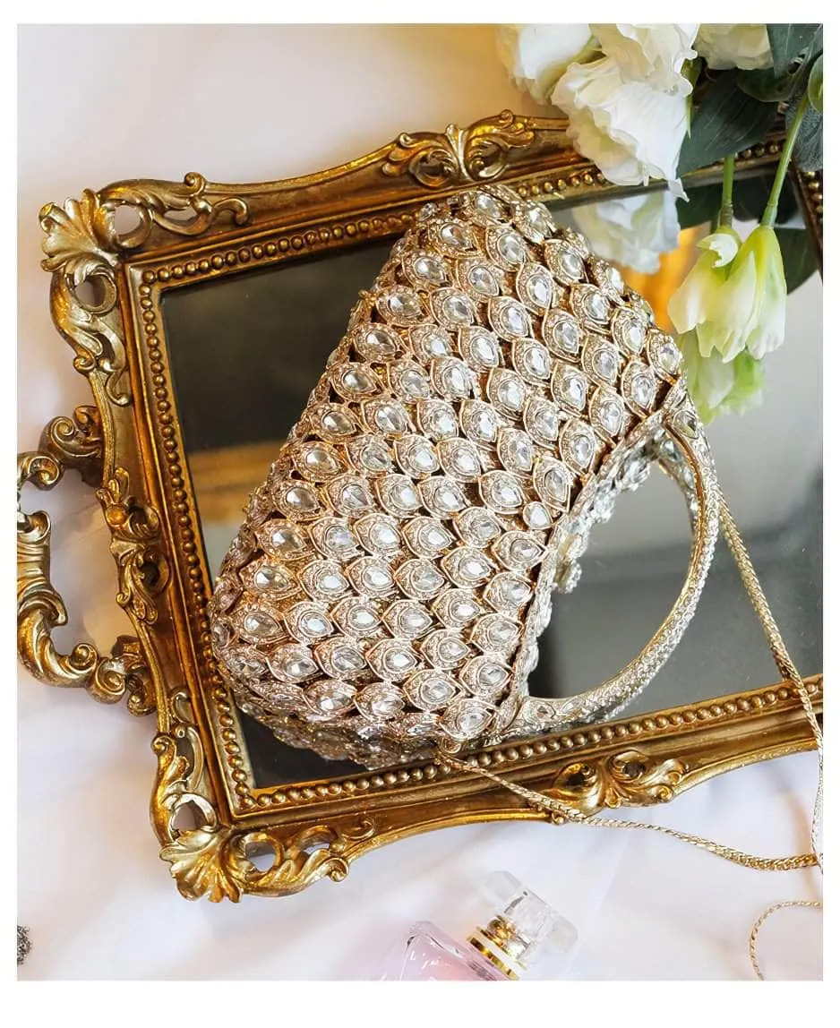 Luxury Crystal Rhinestone Diamante Evening Clutch