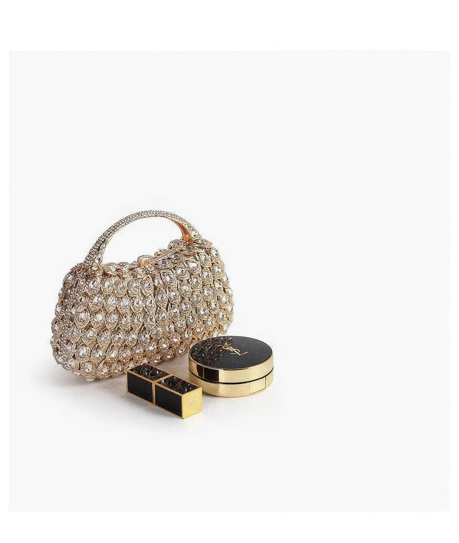 Luxury Crystal Rhinestone Diamante Evening Clutch