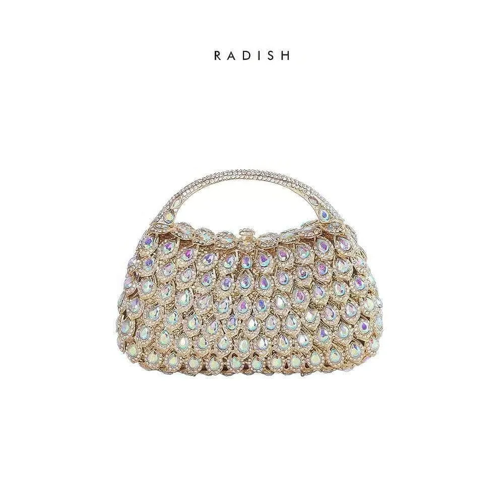 Luxury Crystal Rhinestone Diamante Evening Clutch