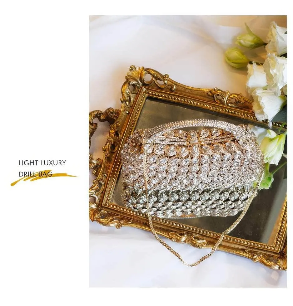 Luxury Crystal Rhinestone Diamante Evening Clutch