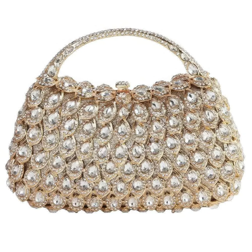 Luxury Crystal Rhinestone Diamante Evening Clutch