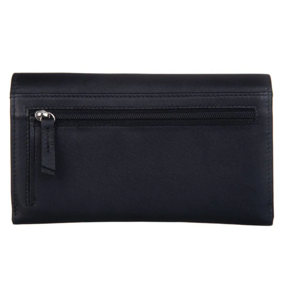 Mala Leather Black Juno Matinee Purse