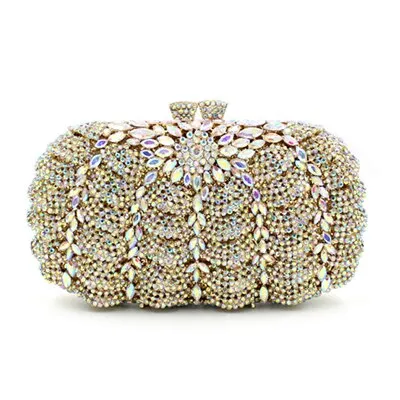 Manami metallic clutch bag
