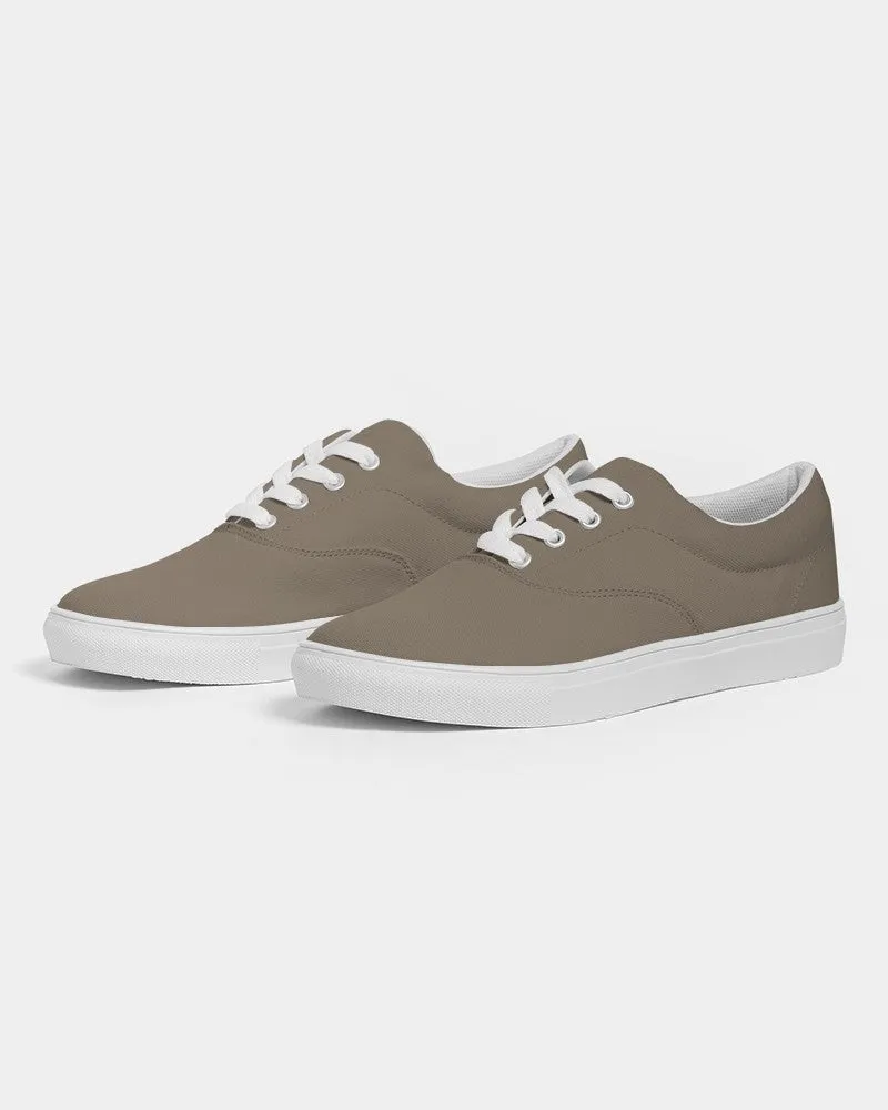 Medium Dark Orange Brown Women's Canvas Sneakers | Women's | Medium Dark Pale Pastel Orange Brown | C0M15Y30K60
