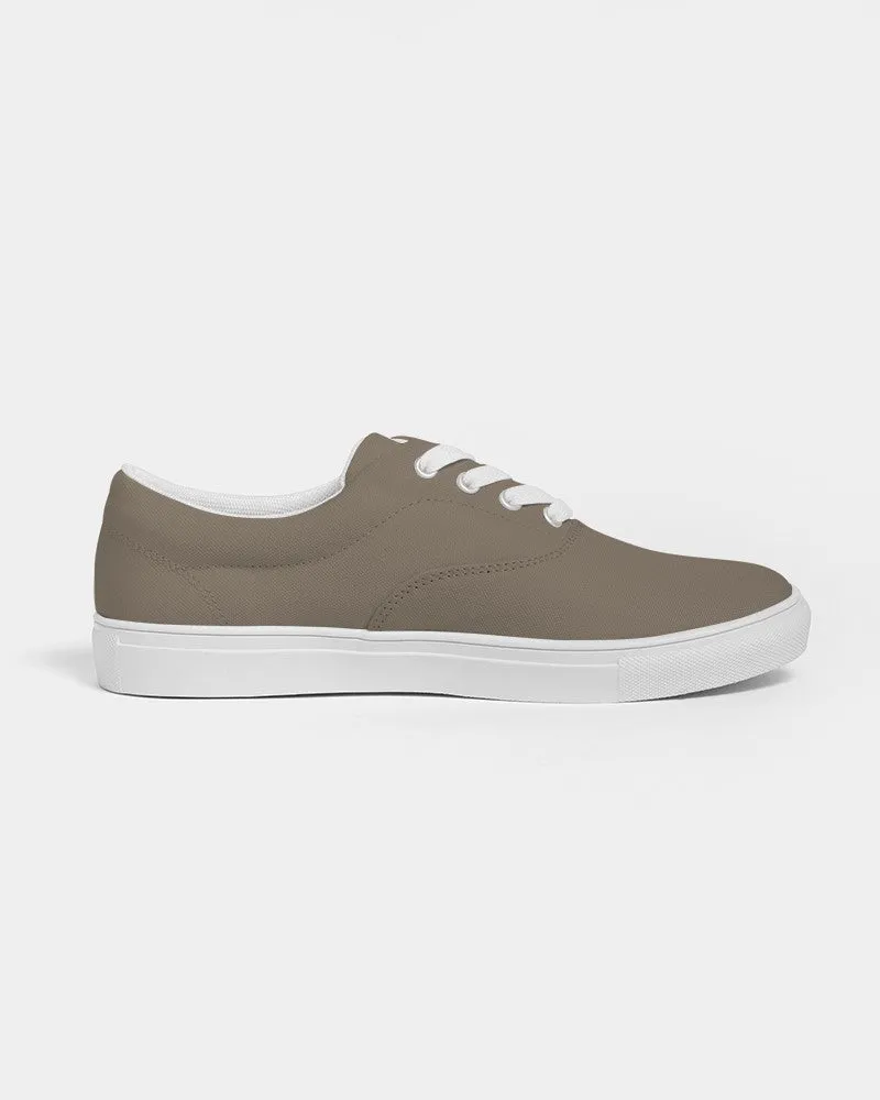 Medium Dark Orange Brown Women's Canvas Sneakers | Women's | Medium Dark Pale Pastel Orange Brown | C0M15Y30K60
