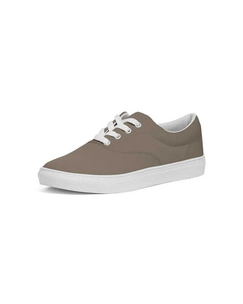 Medium Dark Orange Brown Women's Canvas Sneakers | Women's | Medium Dark Pale Pastel Orange Brown | C0M15Y30K60