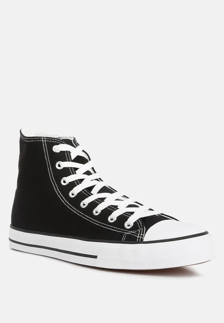 Men's High Ankle Canvas Sneakers