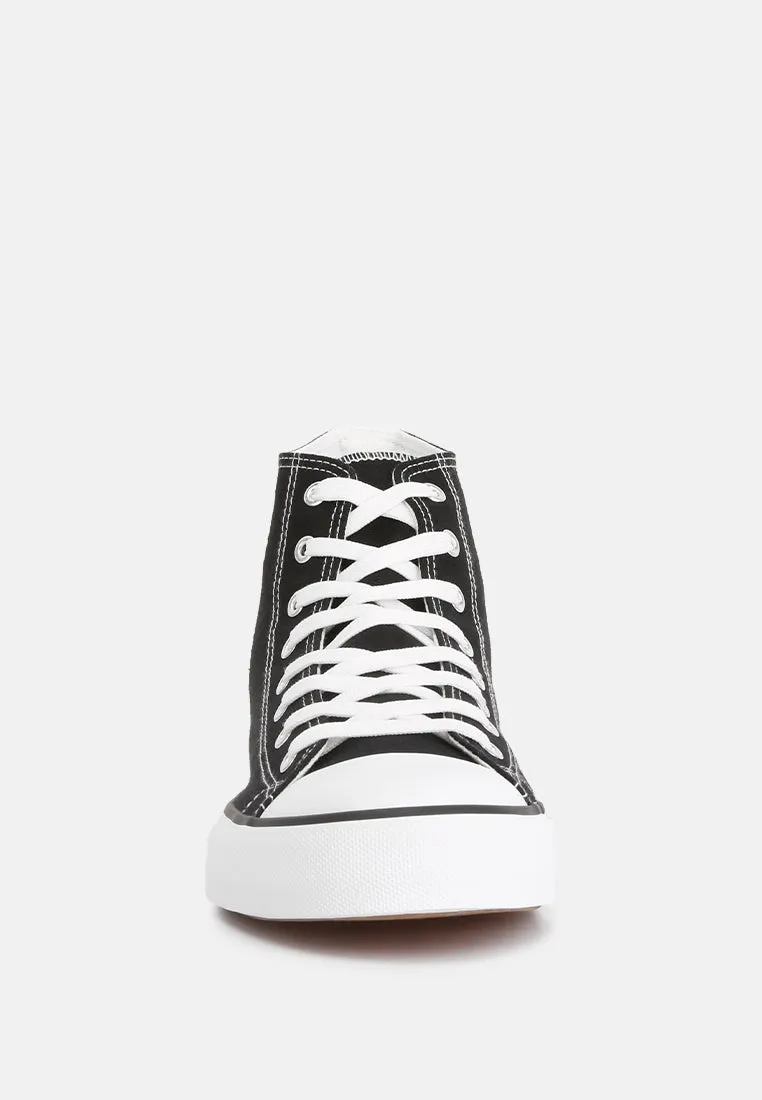 Men's High Ankle Canvas Sneakers