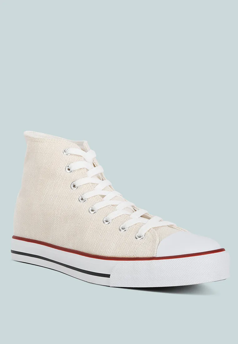 Men's High Ankle Canvas Sneakers