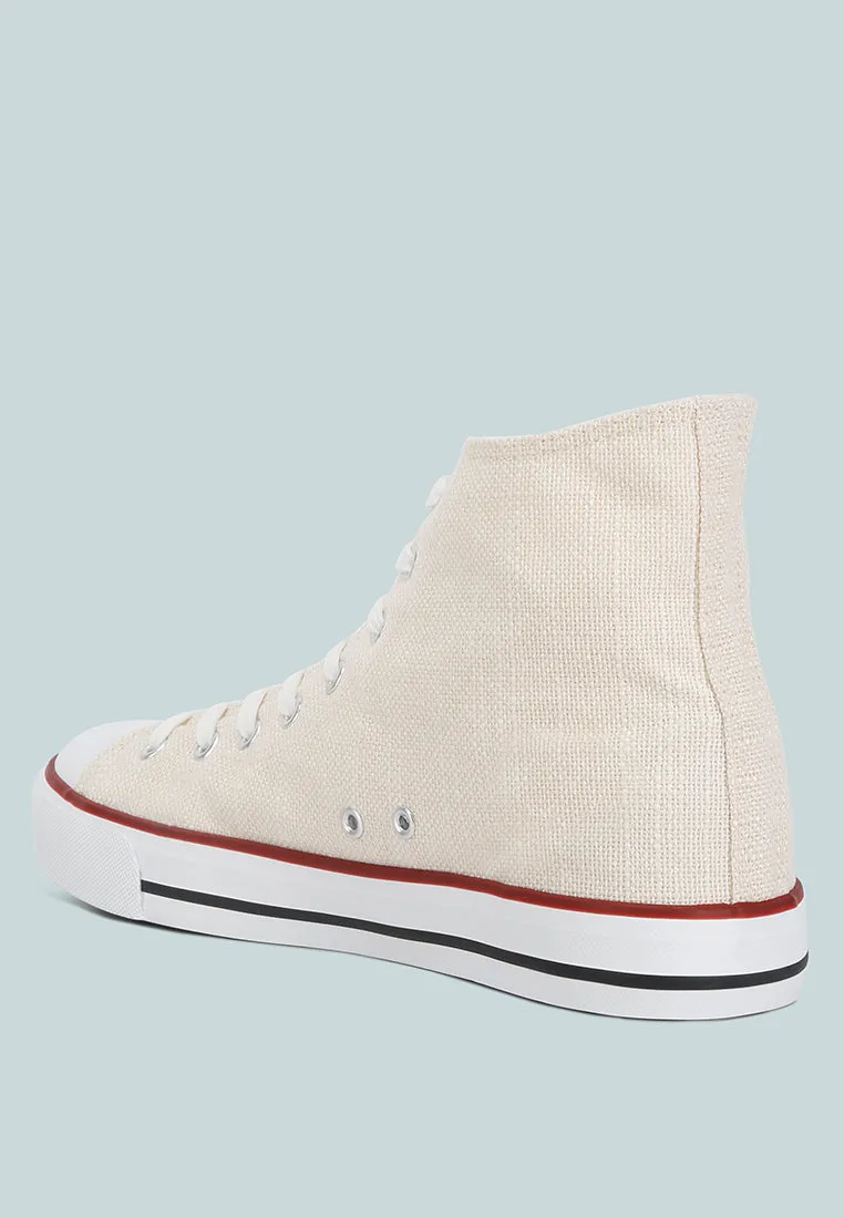 Men's High Ankle Canvas Sneakers