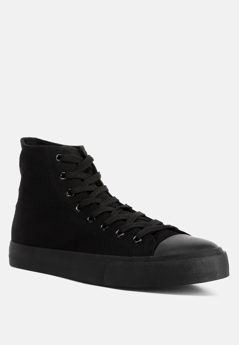 Men's High Ankle Canvas Sneakers