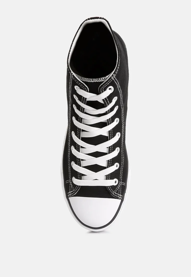 Men's High Ankle Canvas Sneakers
