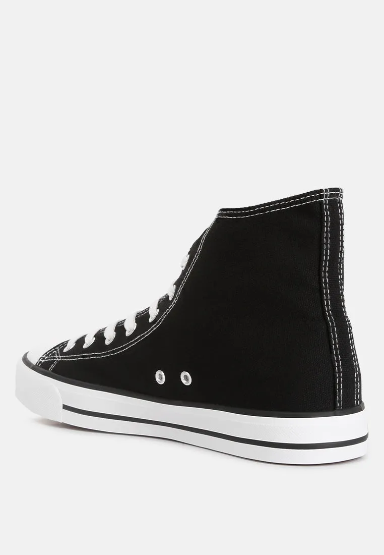 Men's High Ankle Canvas Sneakers