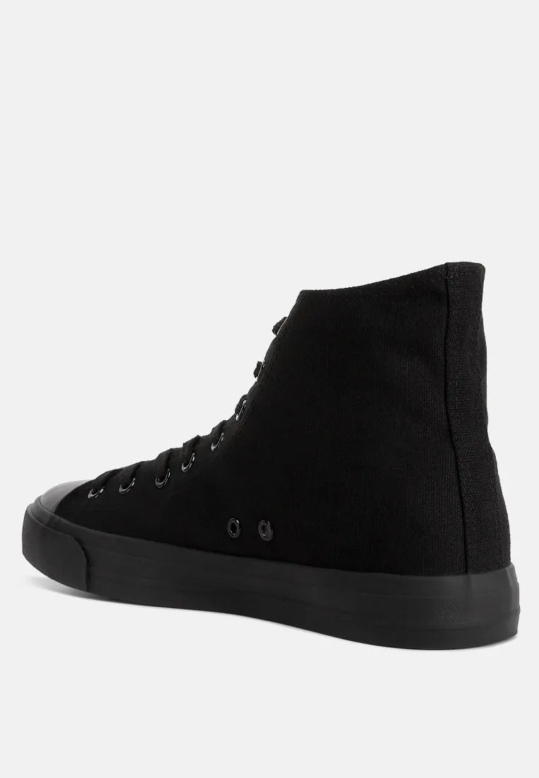 Men's High Ankle Canvas Sneakers
