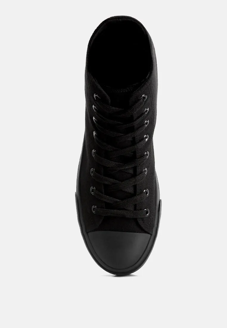Men's High Ankle Canvas Sneakers