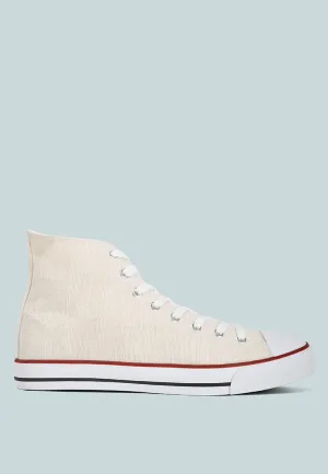 Men's High Ankle Canvas Sneakers