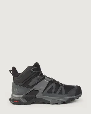 Men's Salomon X Ultra 4 GORE-TEX Mid Hiking Boots - Black/Magnet/Pearl Blue