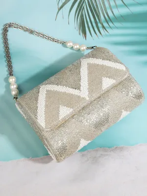 Metallic Zigzag Flapover - Last piece Left