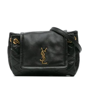 Mini Quilted Lambskin Monogram Nolita Bag