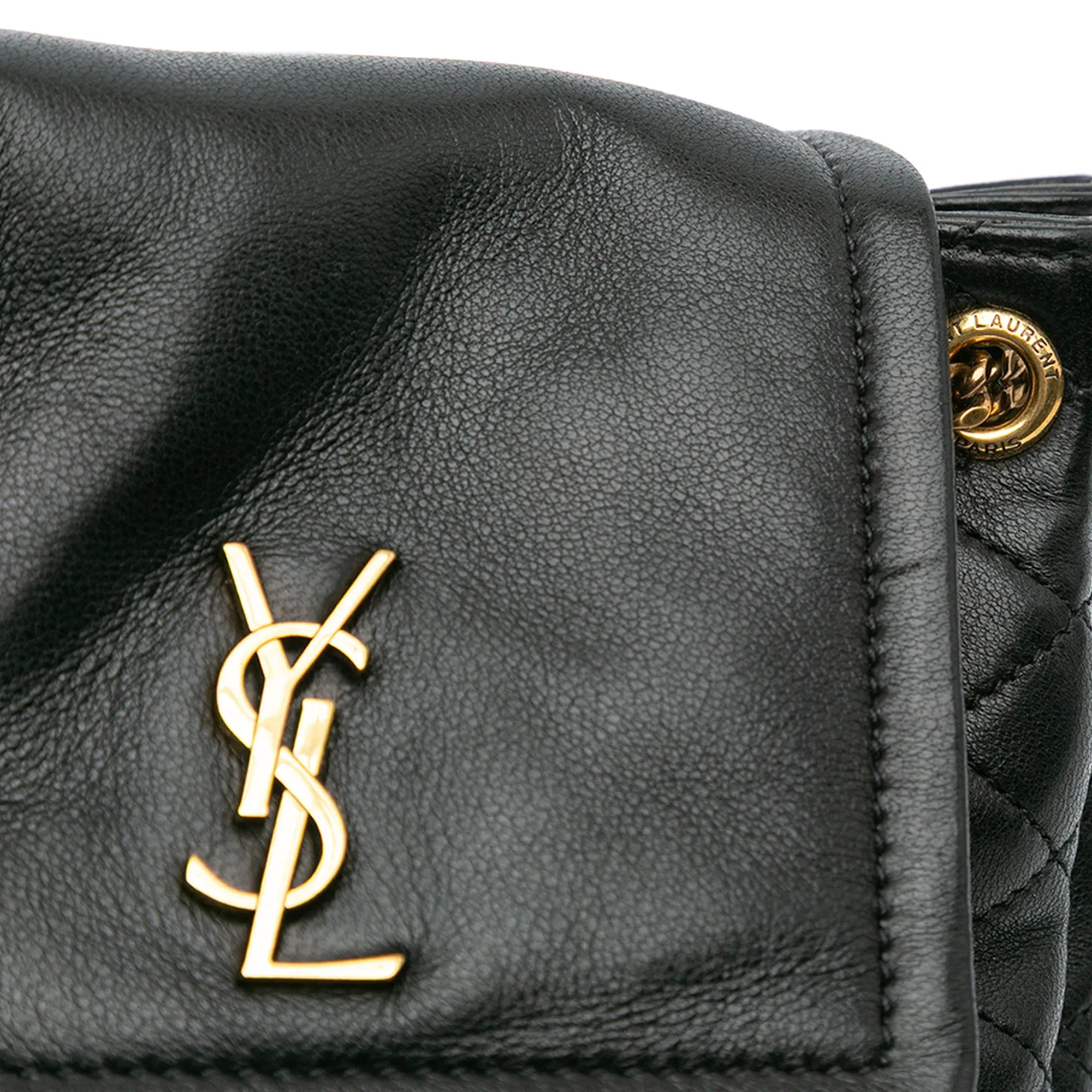 Mini Quilted Lambskin Monogram Nolita Bag