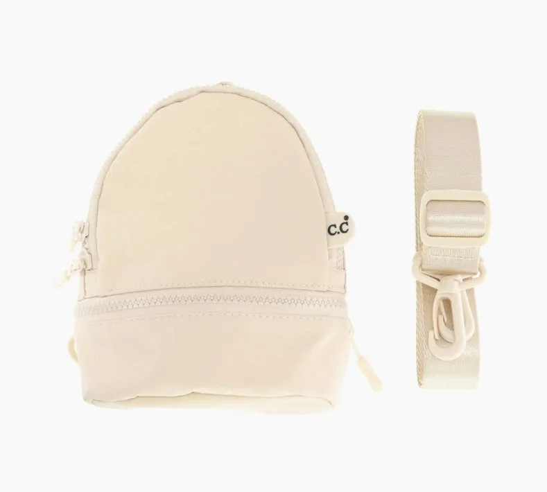Mini Sling C.C Bag -Beige