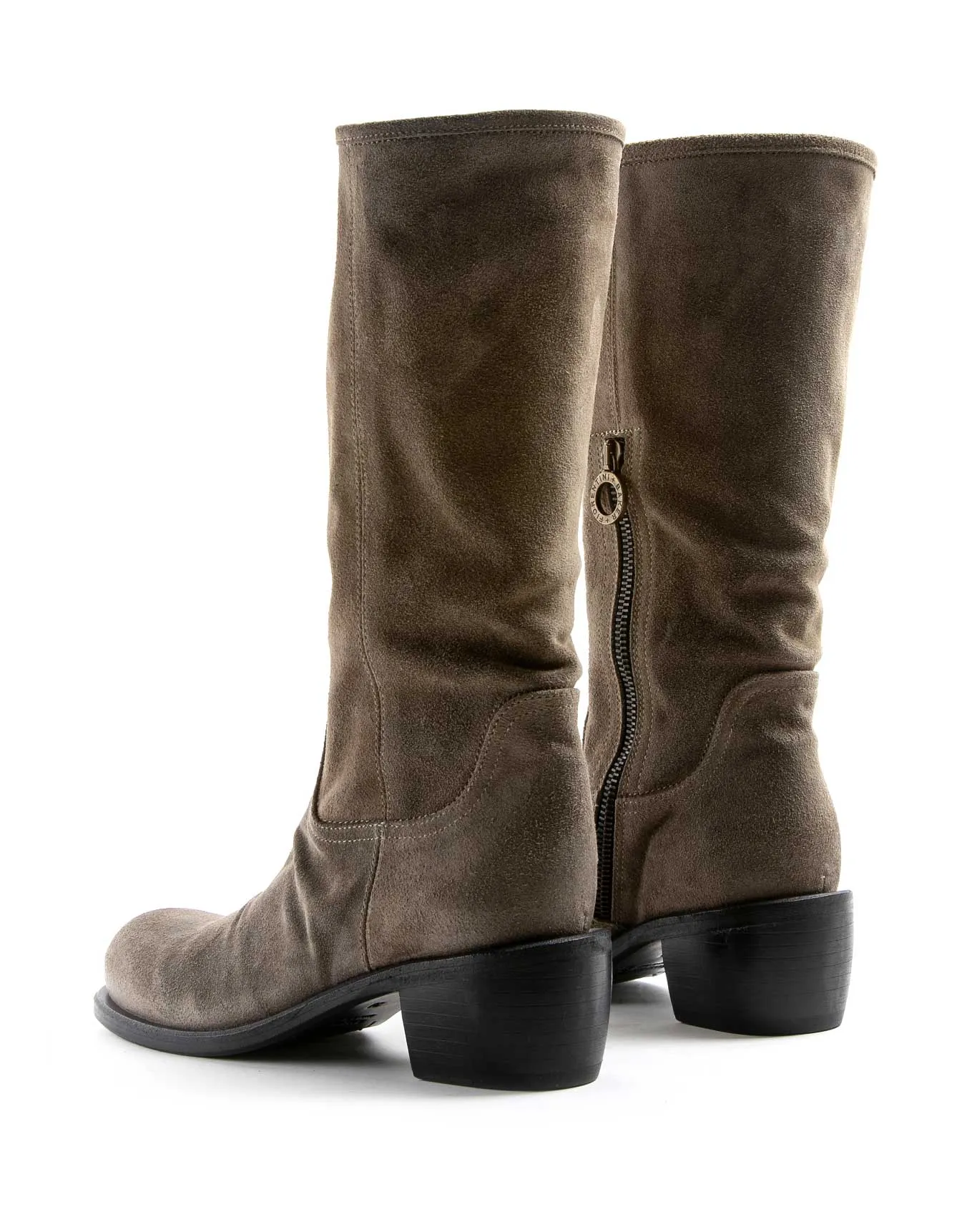 MOLLYS Grey Suede Boots
