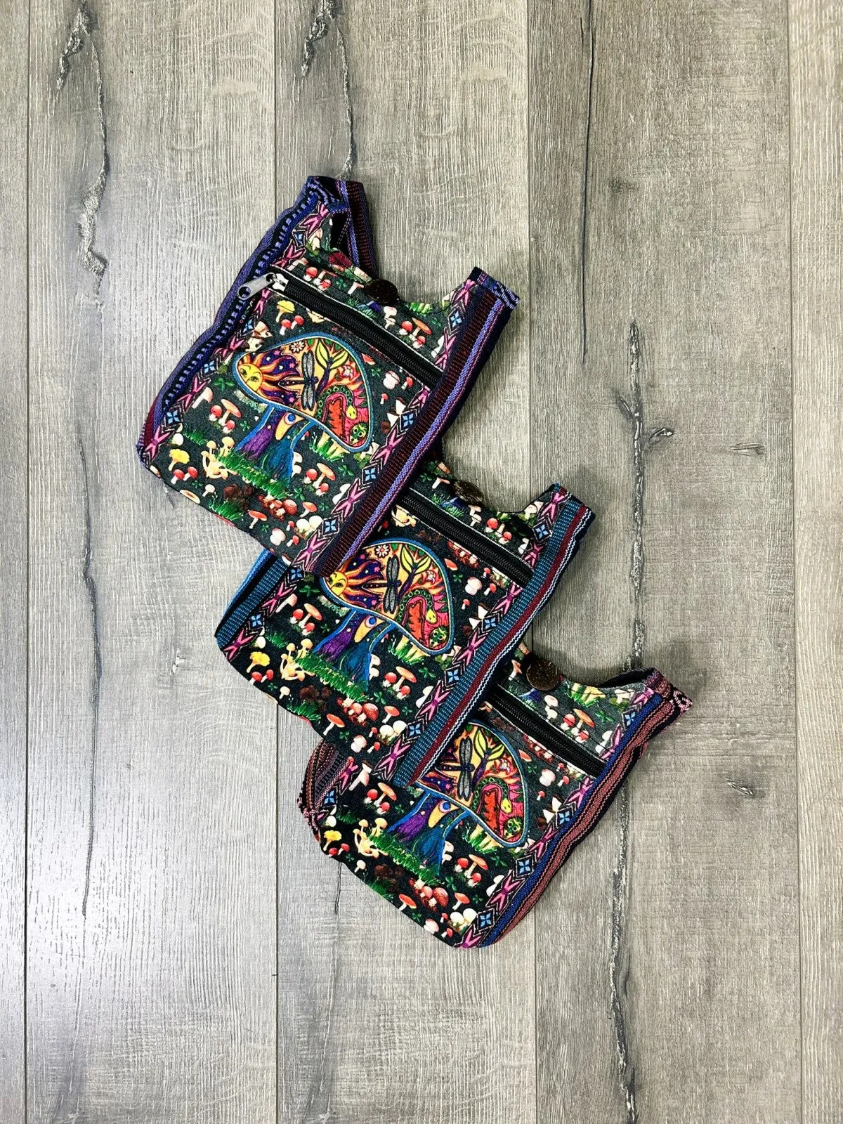 Mushroom Print Gheri Small Shoulder Bag