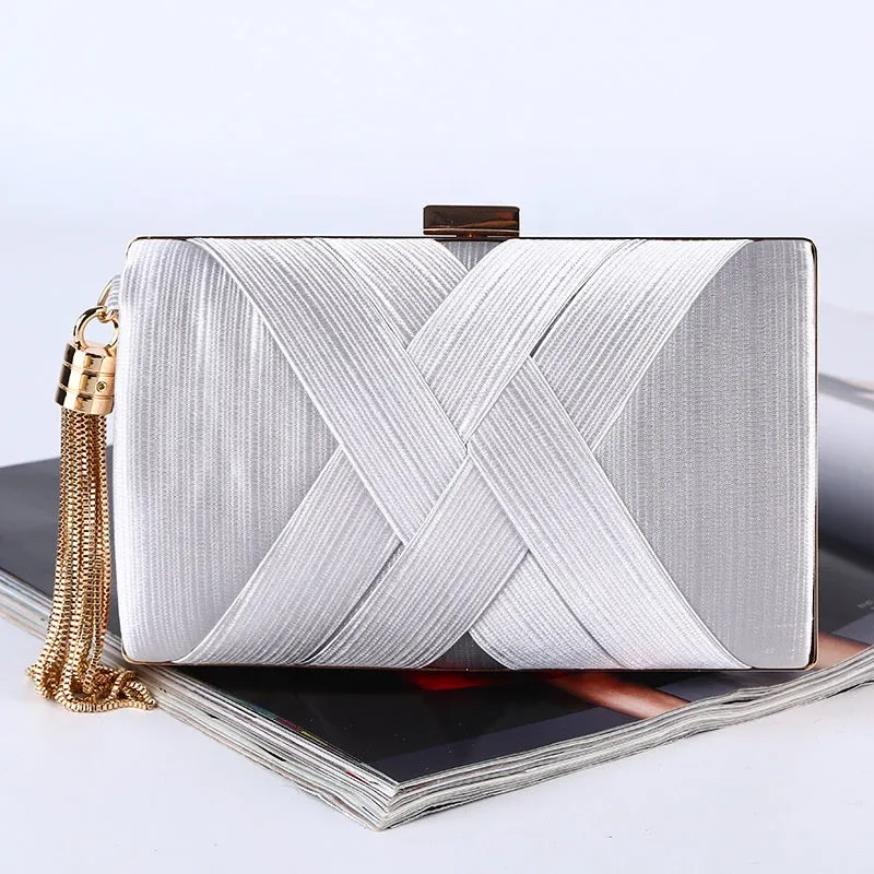 New Arrival Clutches Fashion Ladies Luxury Tassel Evening Bags