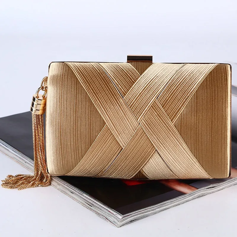 New Arrival Clutches Fashion Ladies Luxury Tassel Evening Bags