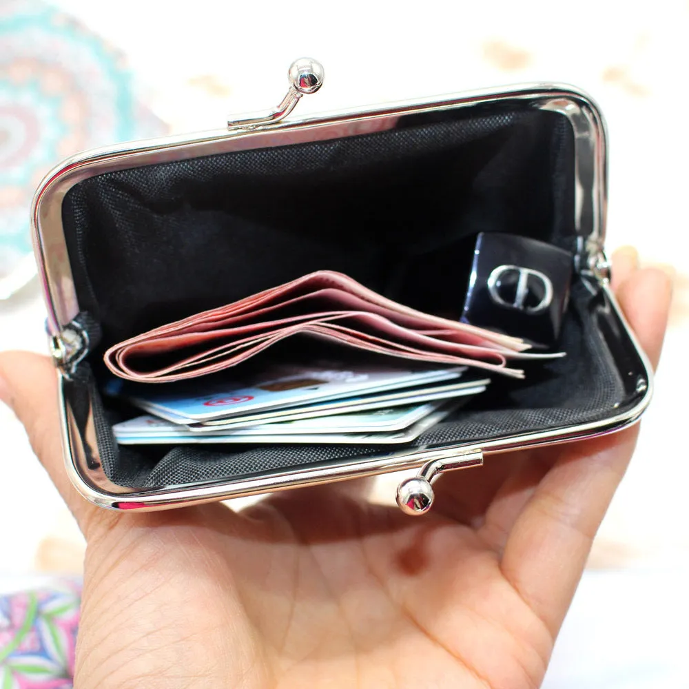 New Ethnic Style Geometric Pattern Bank Coin Purses