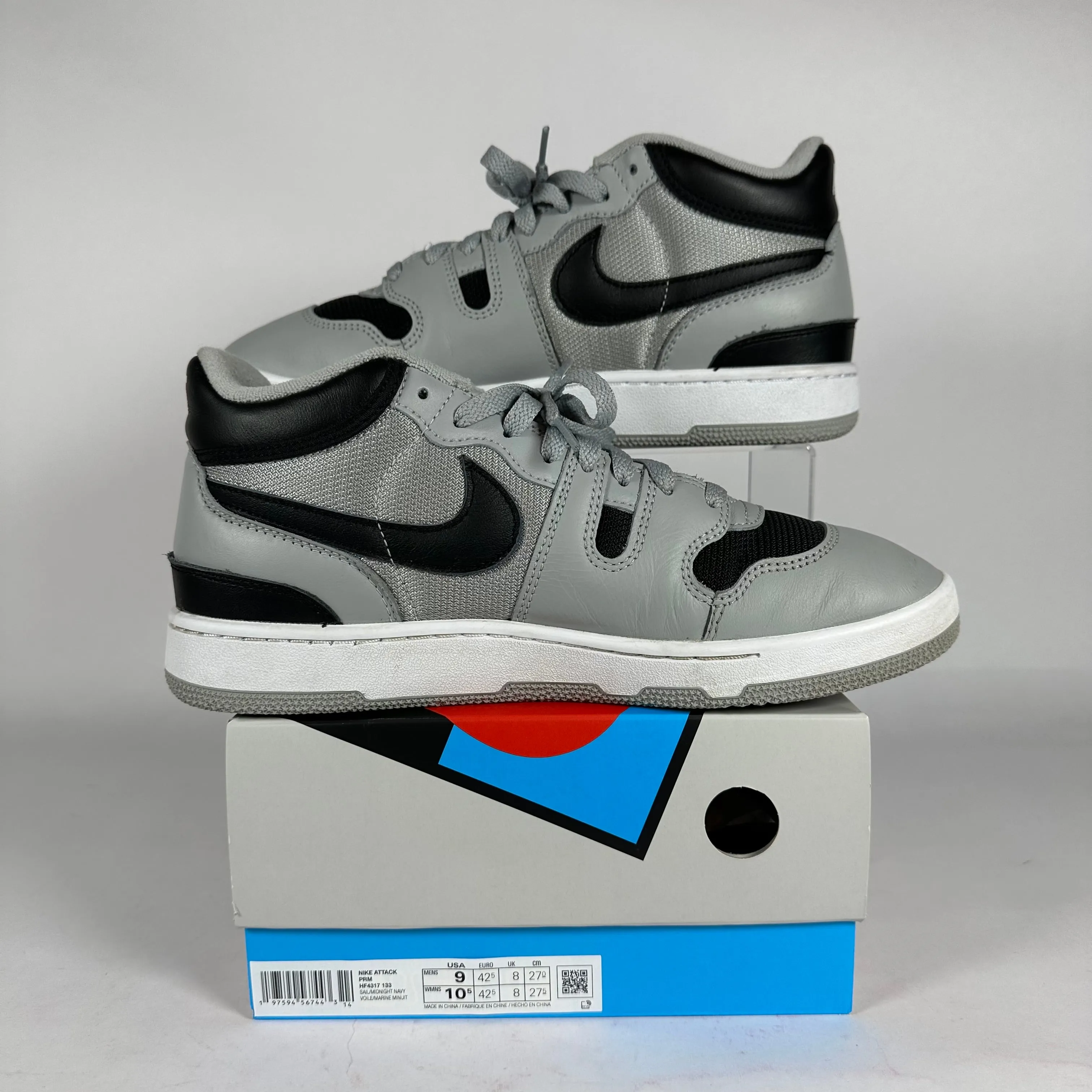 Nike Mac Attack OG Grey *pre-owned* size 9