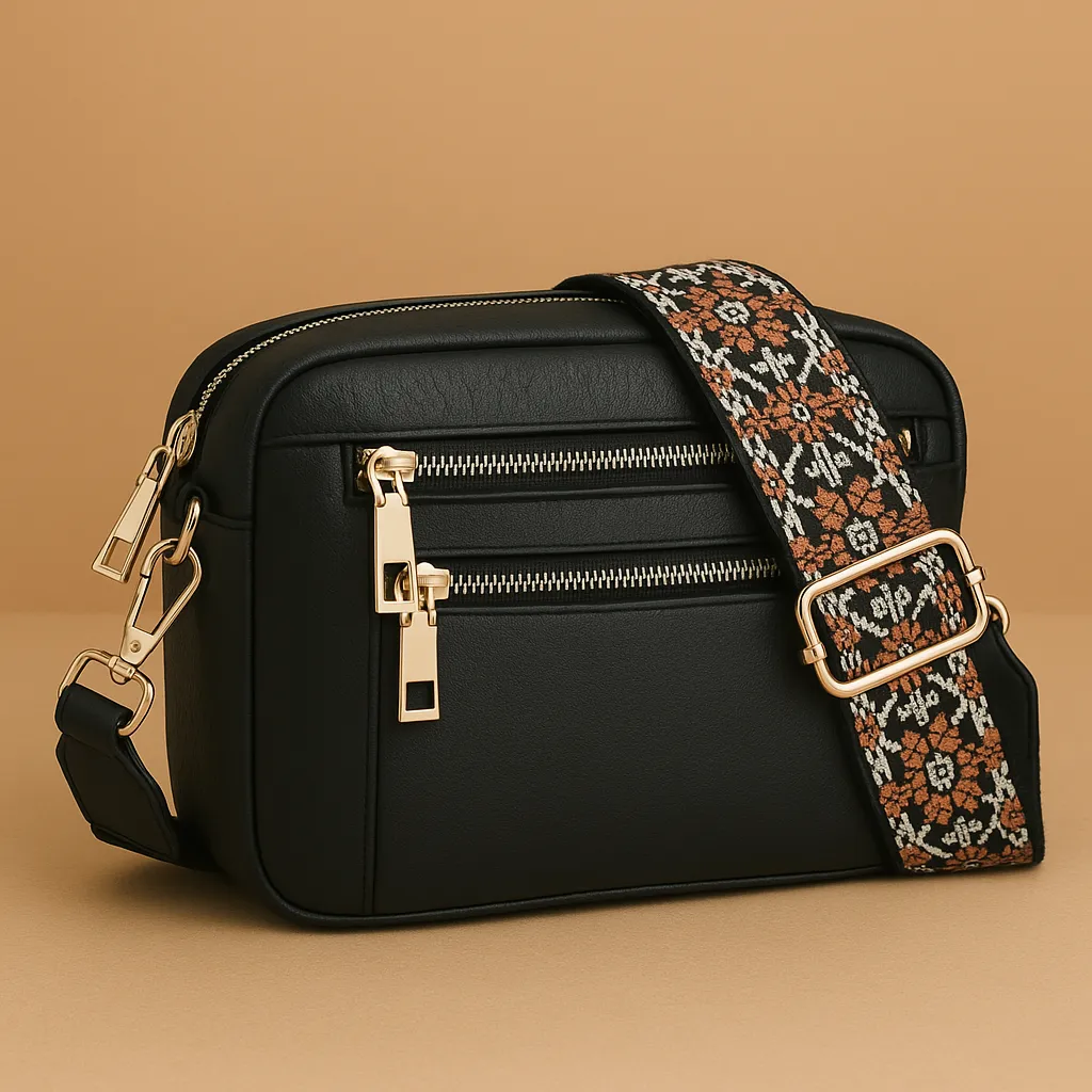 Nylah Crossbody with Colorful Straps