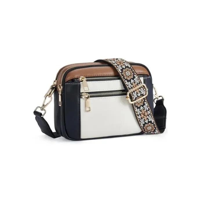 Nylah Crossbody with Colorful Straps