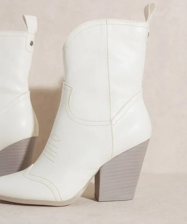 OASIS SOCIETY Ariella Western Short Boots