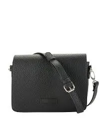 OSCAR Flapover Crossbody Bag Black