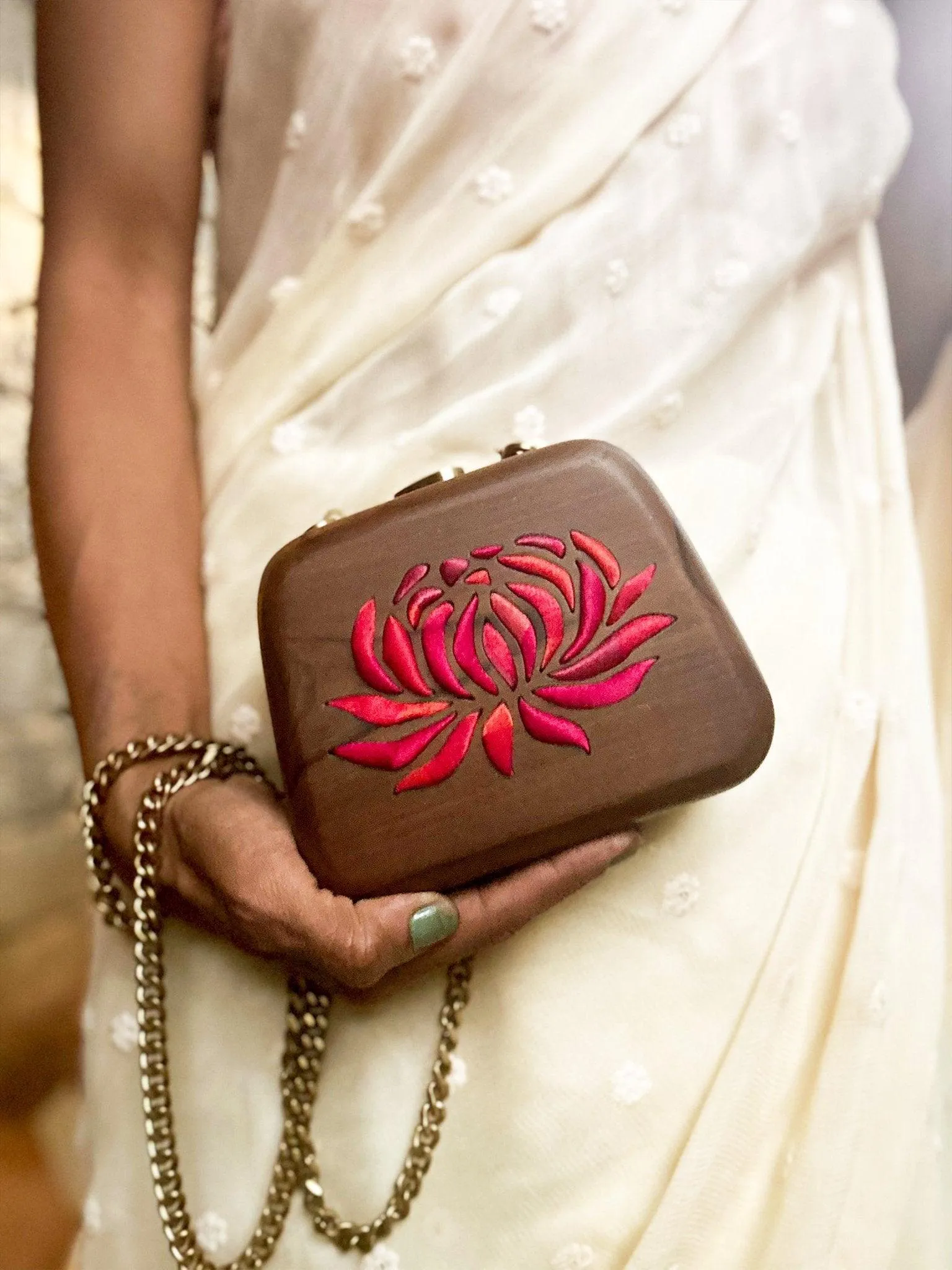Padma (Teak   Pink)