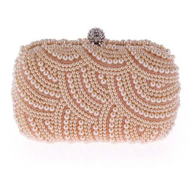 Pearl Clutch Bags for Party Wedding