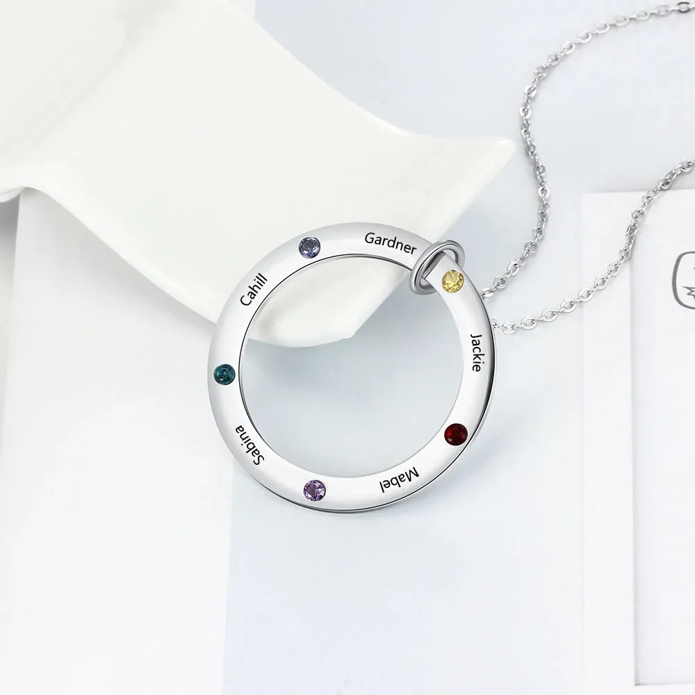 Personalized Family Names Necklace