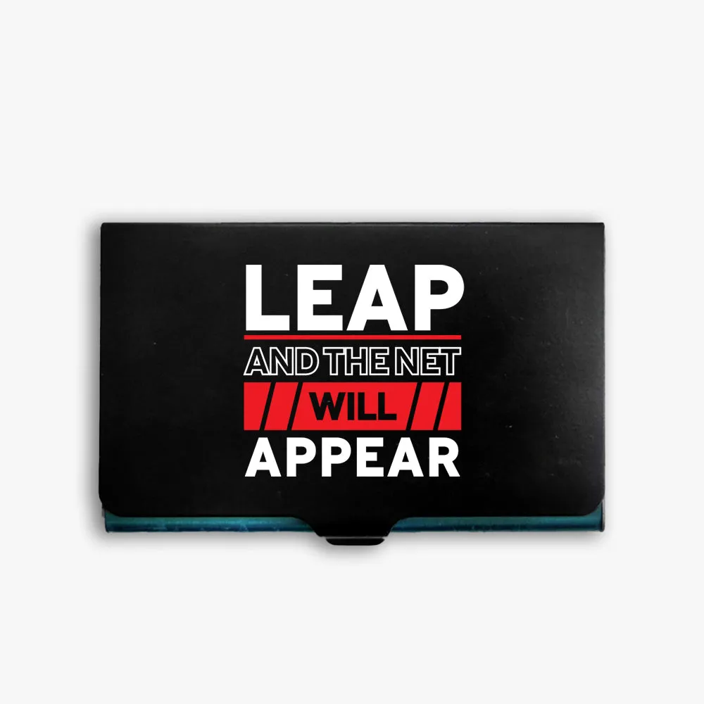 Positivity Metal Card Holder: Leap