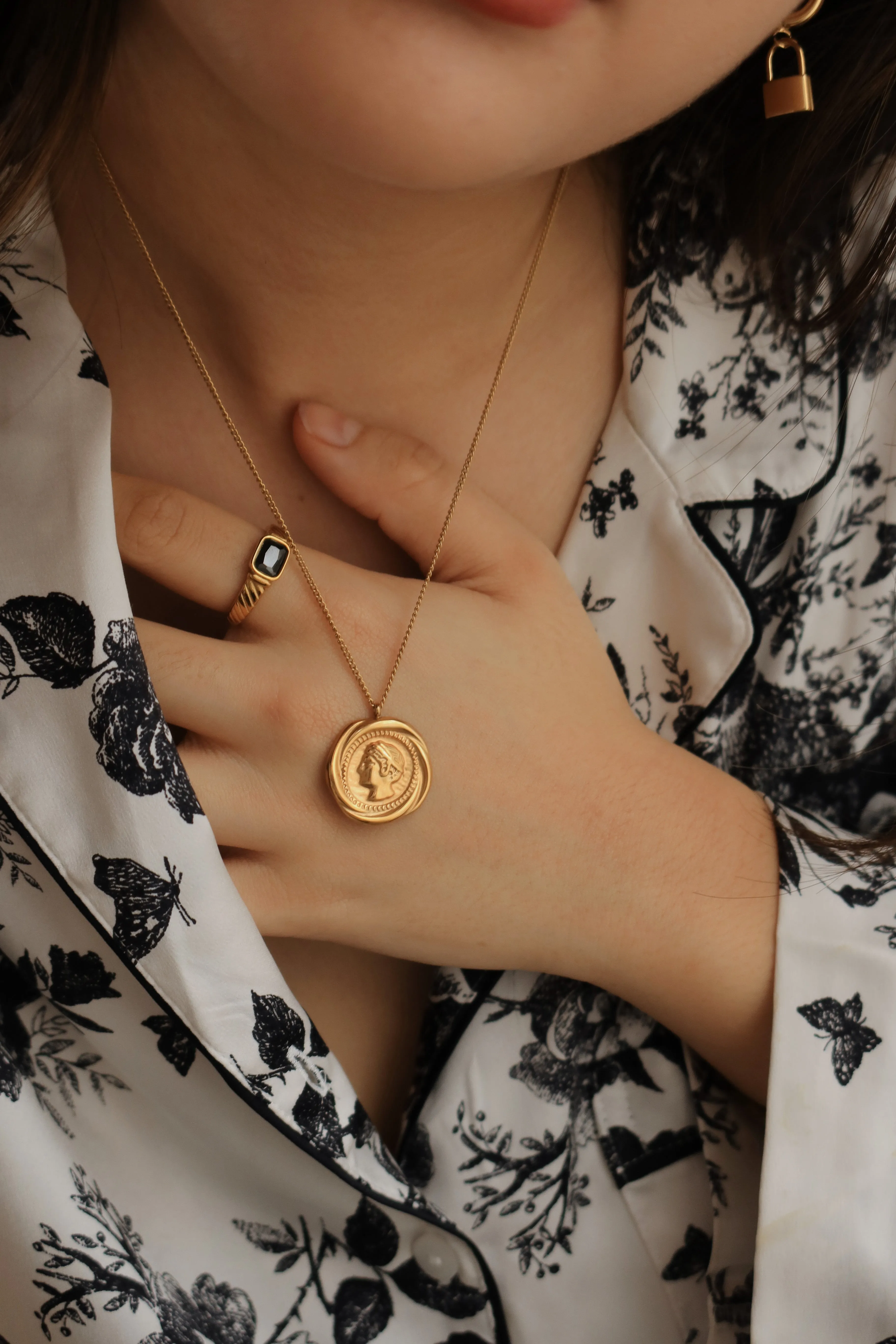 Queen Elizabeth Coin Necklace