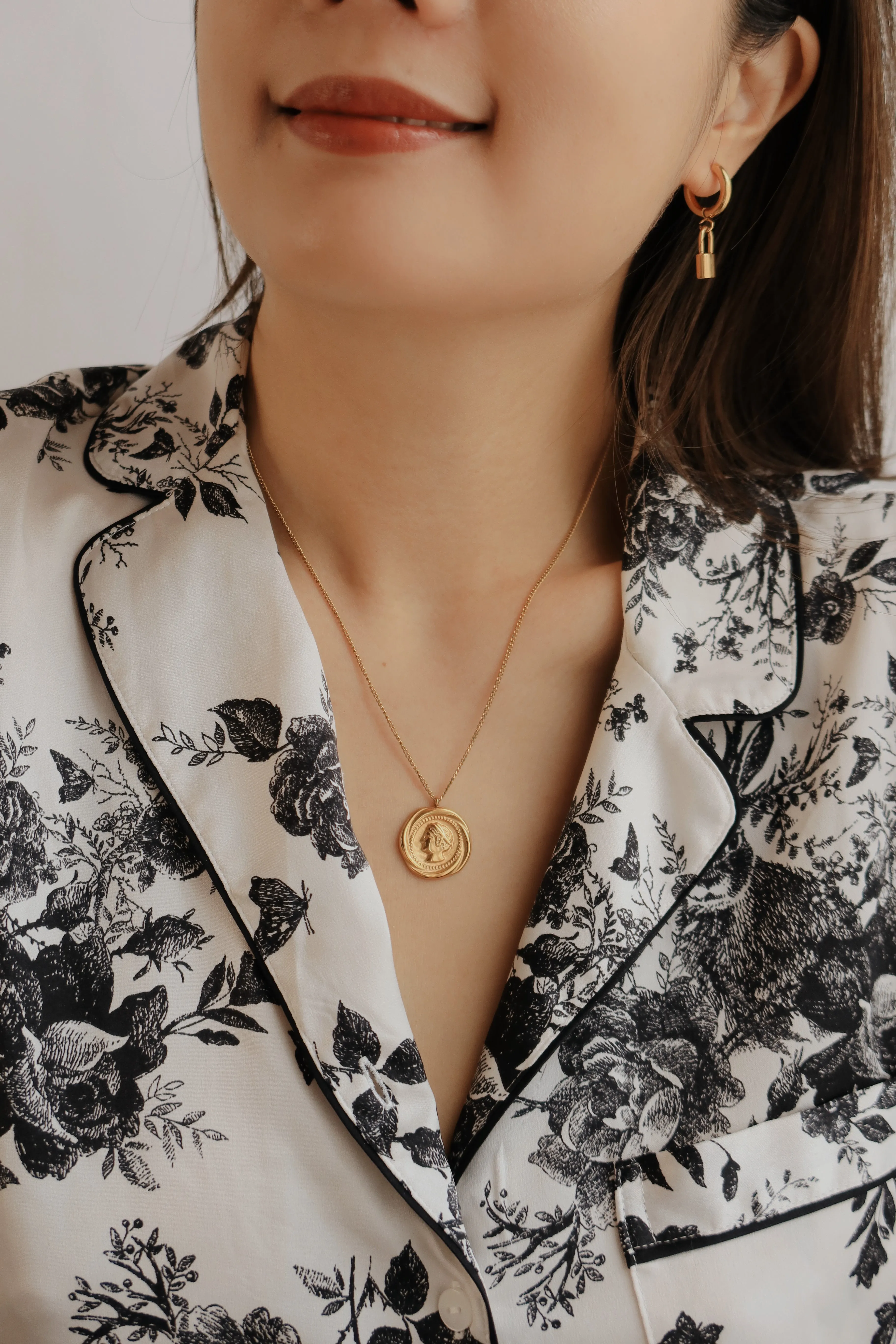 Queen Elizabeth Coin Necklace