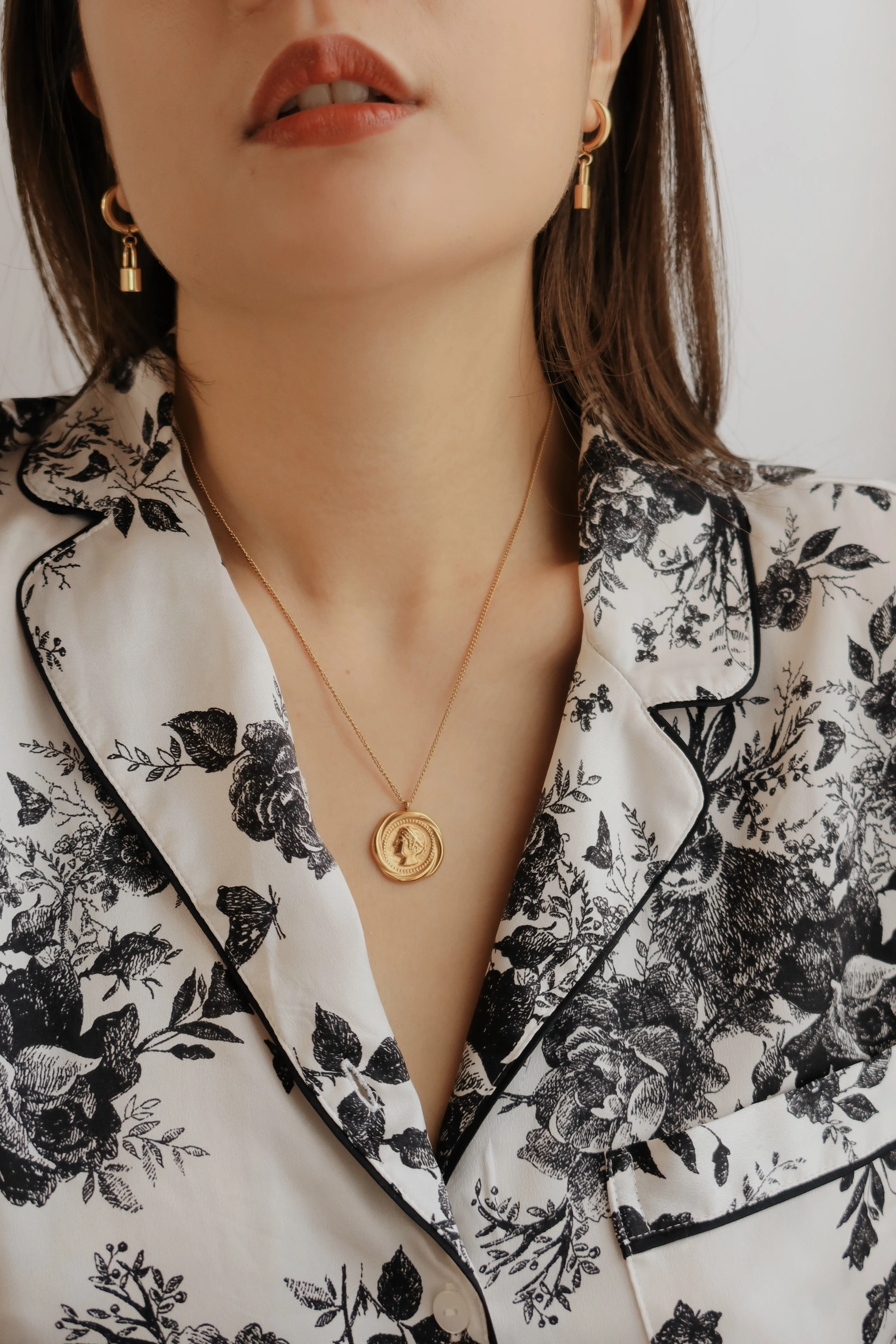Queen Elizabeth Coin Necklace