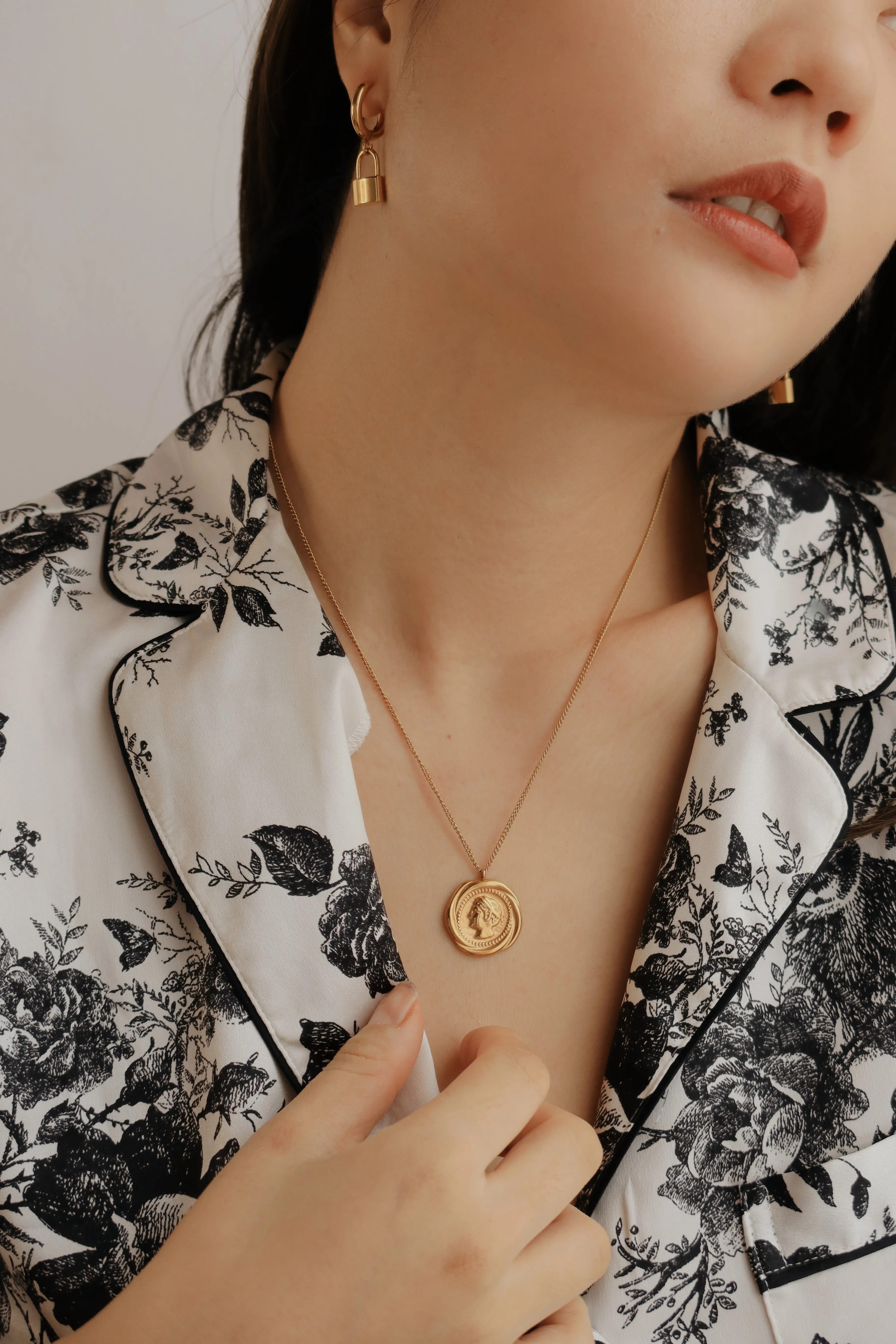 Queen Elizabeth Coin Necklace