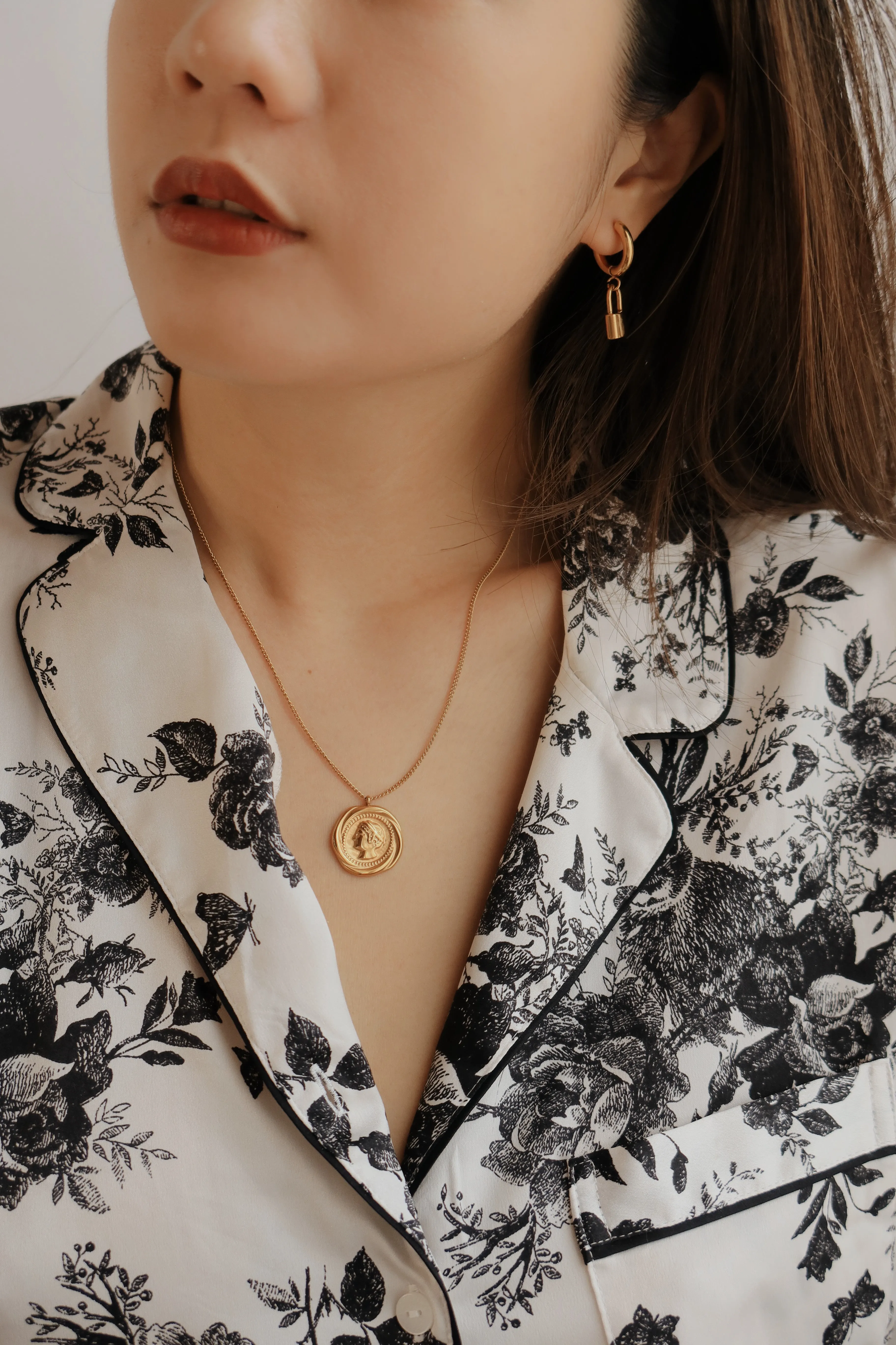 Queen Elizabeth Coin Necklace