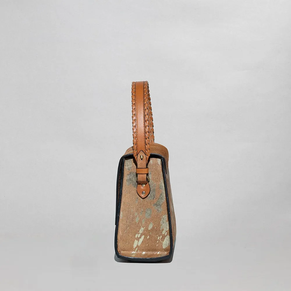 "Nazneen" Mini Box Bag - Tan