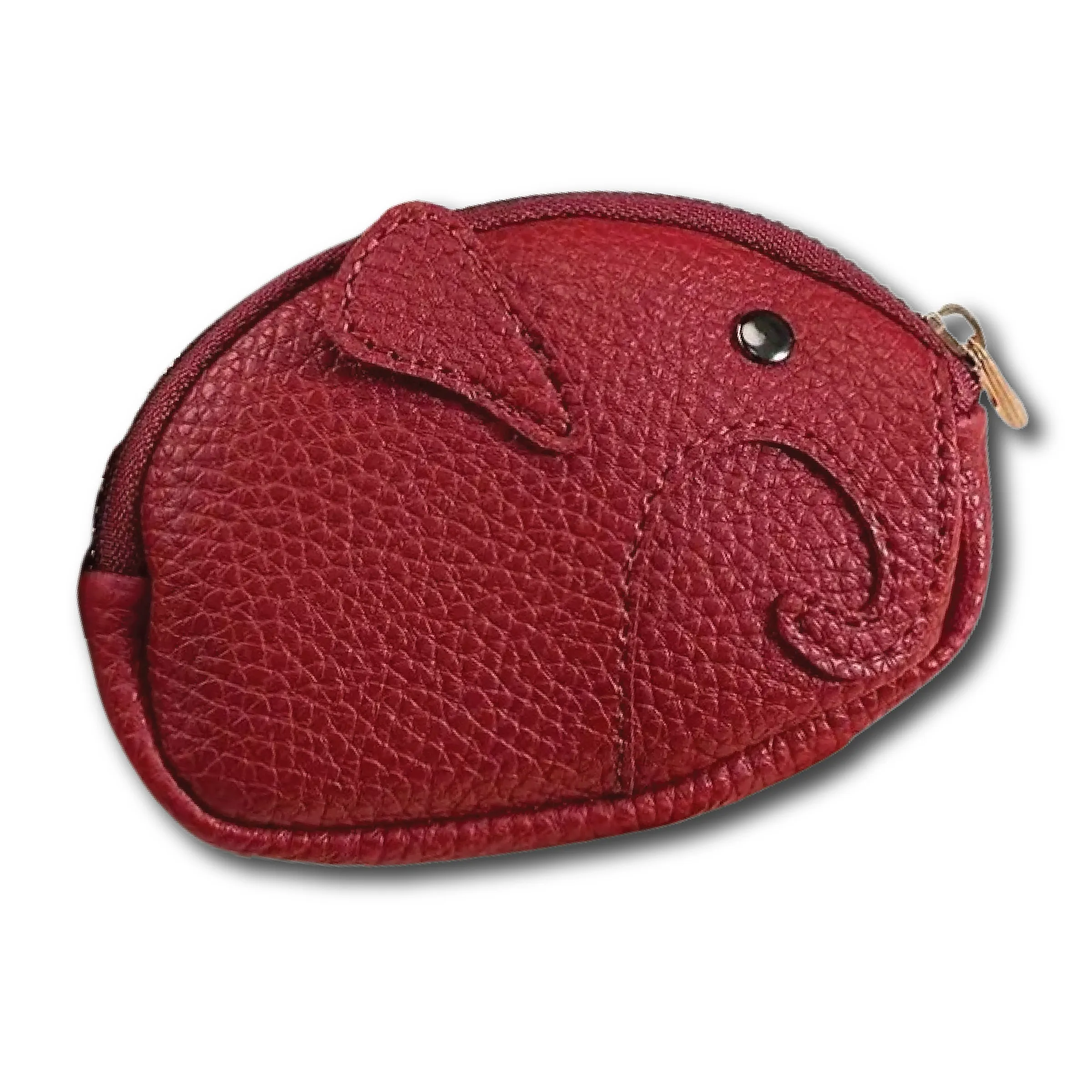 Red Elephant Pebble Pouch