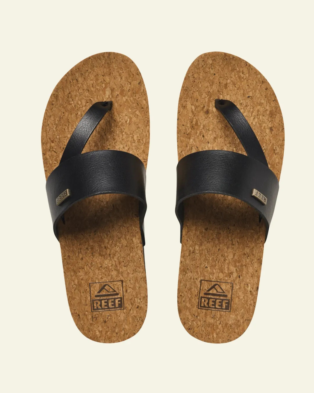 Reef | Cushion Sol Hi Sandal | Black   Tan